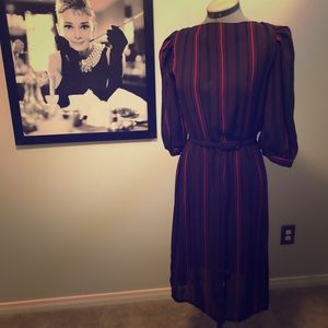 Authentic striped vintage dress
